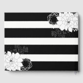 Livre D'or Fleurs blanches noires (Verso)