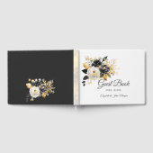 Livre D'or Fleurs blanches noires d'or (Complet)