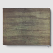 Livre D'or Fleurs Bourgogne - Mariage rustique Peony (Verso)