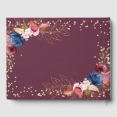 Livre D'or Fleurs Bourgogne Vin Dégustation Aquarelle Mariage (Verso)