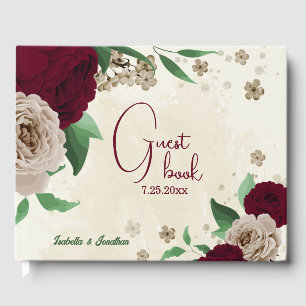 Livre D'or Fleurs de champagne de Bourgogne mariage
