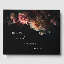 Fleurs de dahlias sombres et lunaires | Mariage
