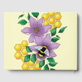 Livre D'or Fleurs de lavande de bourdon Jaune (Verso)