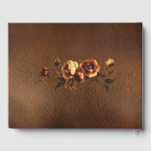 Livre D'or Fleurs de Rustique Occidental Personnalisé (Verso)