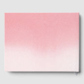 Livre D'or Fleurs Et Cadre Avec Coeurs (Verso)