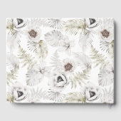 Livre D'or Fleurs et plumes blanches (Verso)