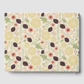 Livre D'or Fleurs Feuille Location de vacances Chambres d'hôt (Verso)