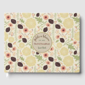 Livre D'or Fleurs Feuille Location de vacances Chambres d'hôt (Recto)