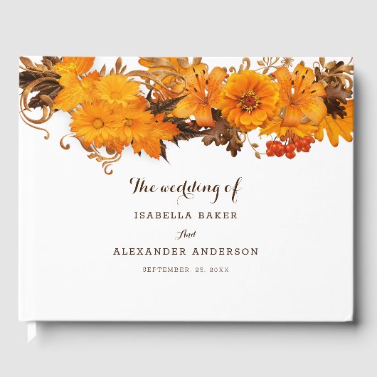 Livre D'or Fleurs jaunes (Recto)