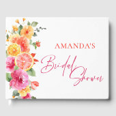 Livre D'or Fleurs lumineuses festives tranche de citrouille d (Recto)