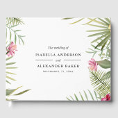 Livre D'or Fleurs rose et jaune (Recto)