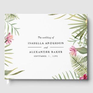 Livre D'or Fleurs rose et jaune