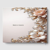 Livre d'or Fleurs Roses et Blanches Douces (Verso)