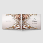 Livre d'or Fleurs Roses et Blanches Douces (Complet)