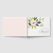 LIVRE D'OR FLEURS SUBTILES ROSE PÂLE DOUX LAVÉE ROSE MARIAGE (Complet)