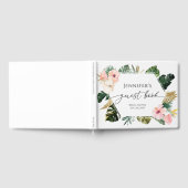 Livre d'or Fleurs Tropicales Baby Shower Mariée (Complet)