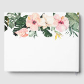 Livre d'or Fleurs Tropicales pour la Mariée (Verso)