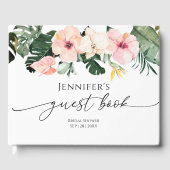 Livre d'or Fleurs Tropicales pour la Mariée (Recto)