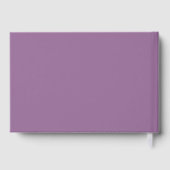 Livre D'or Fleurs violettes dans la mémoire aimante (Verso)