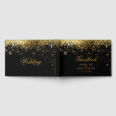 Livre D'or Flocons de neige élégants de noir et d'or (Complet)