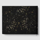 Livre D'or Floral Black Gold 50e anniversaire Mariage (Verso)