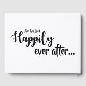 Livre D'or Floral Bourgogne Ils Ont Vécu Heureusement Après M (Verso)