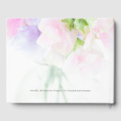 LIVRE D'OR FLORAL CHIC MARIAGE POIS DOUX (Verso)