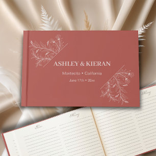 Livre D'or Floral Elegant Boho Mariage