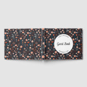 Livre D'or Floral moderne foncé simple Mariage (Complet)