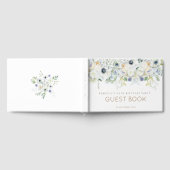 Livre D'or Floral N'Importe Quel Nom D'Âge Anniversaire (Complet)