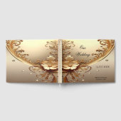 Livre d'or floral orné doré (Complet)