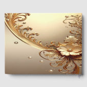 Livre d'or floral orné doré (Verso)