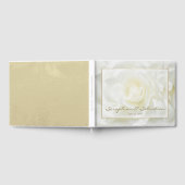 Livre D'or Floral rose blanche et Mariage or (Complet)