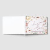 Livre d'or floral rose tendre (Complet)