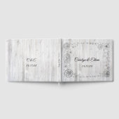 Livre d'or Floral Rustique Personnalisé (Complet)