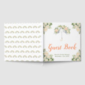 Livre D'or Floral Umbrella Bridal Shower Guest Book (Complet)