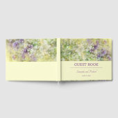 Livre D'or Floral violet élégant (Complet)