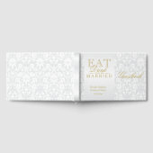 Livre D'or Floraux blancs mangent, boisson et soient (Complet)