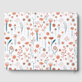 Livre D'or Flore moderne simple (Verso)