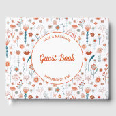 Livre D'or Flore moderne simple (Recto)