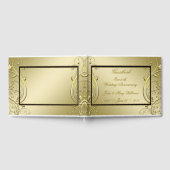 Livre D'or Florish Gold Black 50e anniversaire Mariage (Complet)