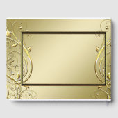 Livre D'or Florish Gold Black 50e anniversaire Mariage (Verso)