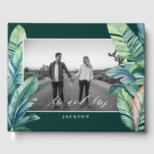 Livre D'or Foliage exotique sauvage et tropicale Feuille M. e