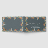 Livre D'or Folk Art Frame in Blue Brown Tan (Complet)