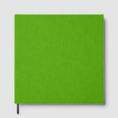 Livre D'or Fond vert citron texturé calme et simple (Recto)
