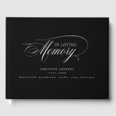 Livre D'or Font de script "In Love Memory" (Recto)