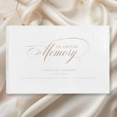 Livre D'or Font de script "In Love Memory"