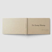 Livre D'or Font de script "In Love Memory" (Complet)