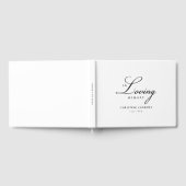 Livre D'or Font de script "In Love Memory" (Complet)