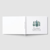 Livre D'or Forêt Bois Arbres Pin Merci Mariage (Complet)